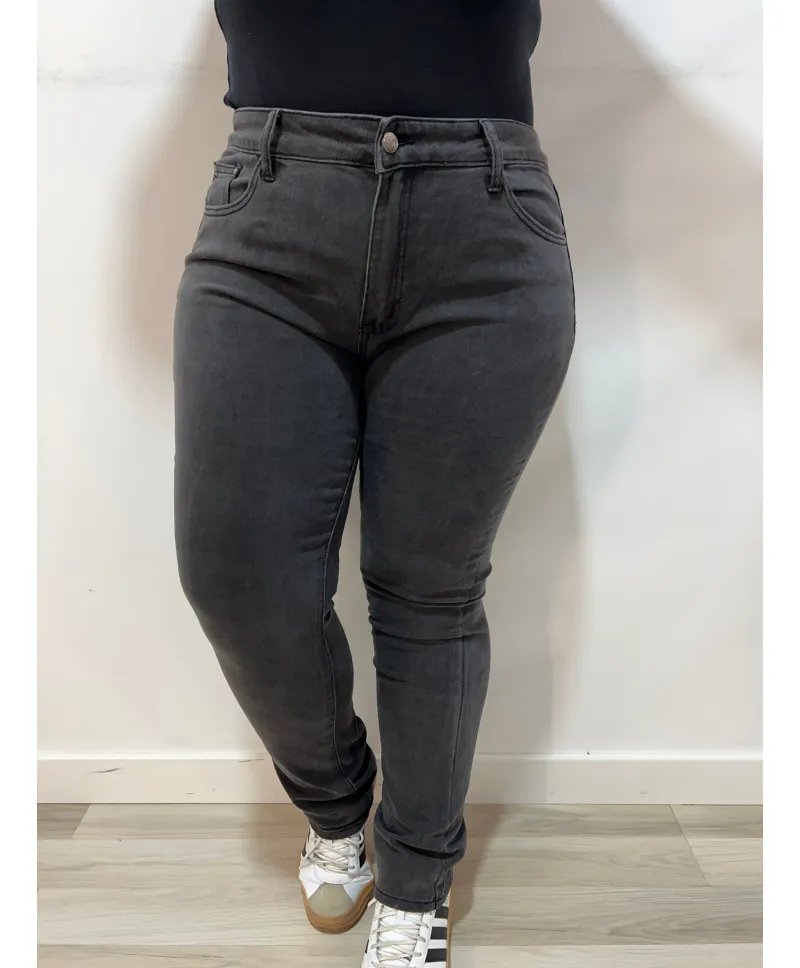Pantalon gris Oris - Pantalones Tallas Grandes