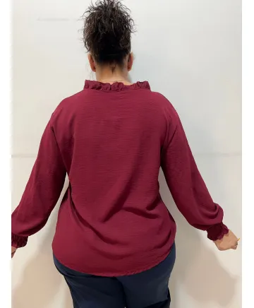 Blusa volante Jorba - Blusas Tallas Grandes