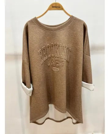 Sudadera punto New York - Sudaderas Tallas Grandes