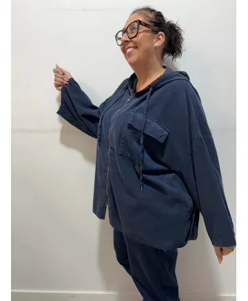 Chaqueta cremallera Orihuela - Ropa tallas grandes mujer moderna