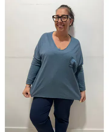 Camiseta raso Gelida - Ropa tallas grandes mujer moderna