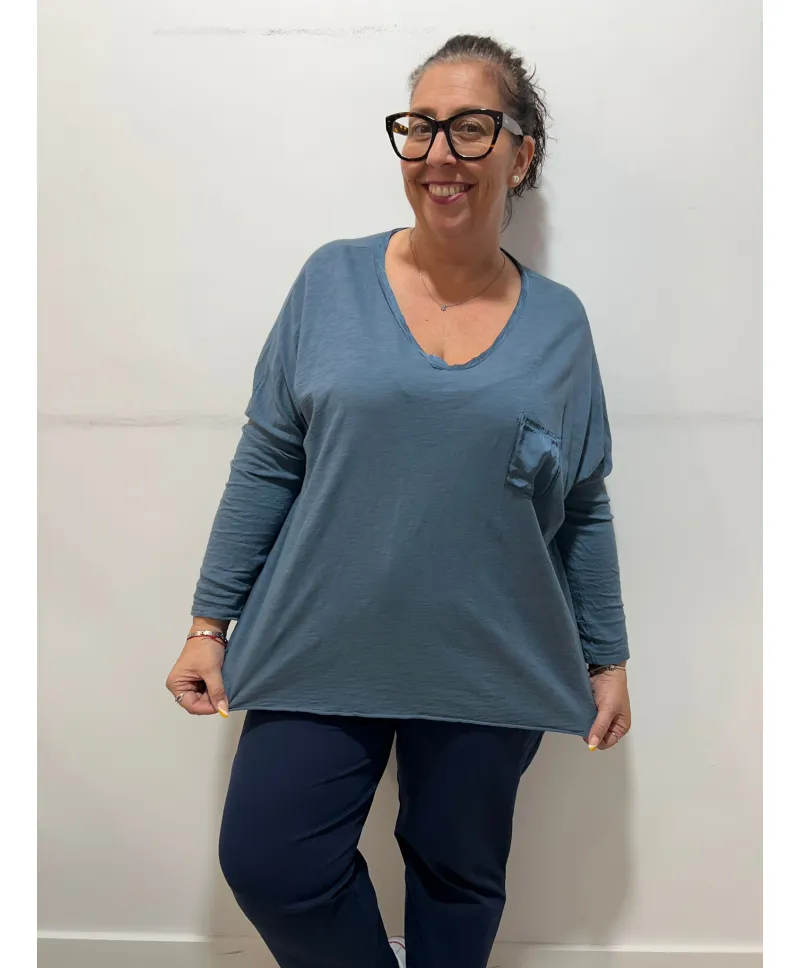 Camiseta raso Gelida - Ropa tallas grandes mujer moderna