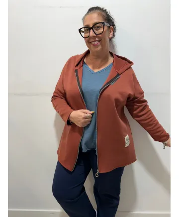 Chaqueta anilla Coslada - Ropa tallas grandes mujer moderna