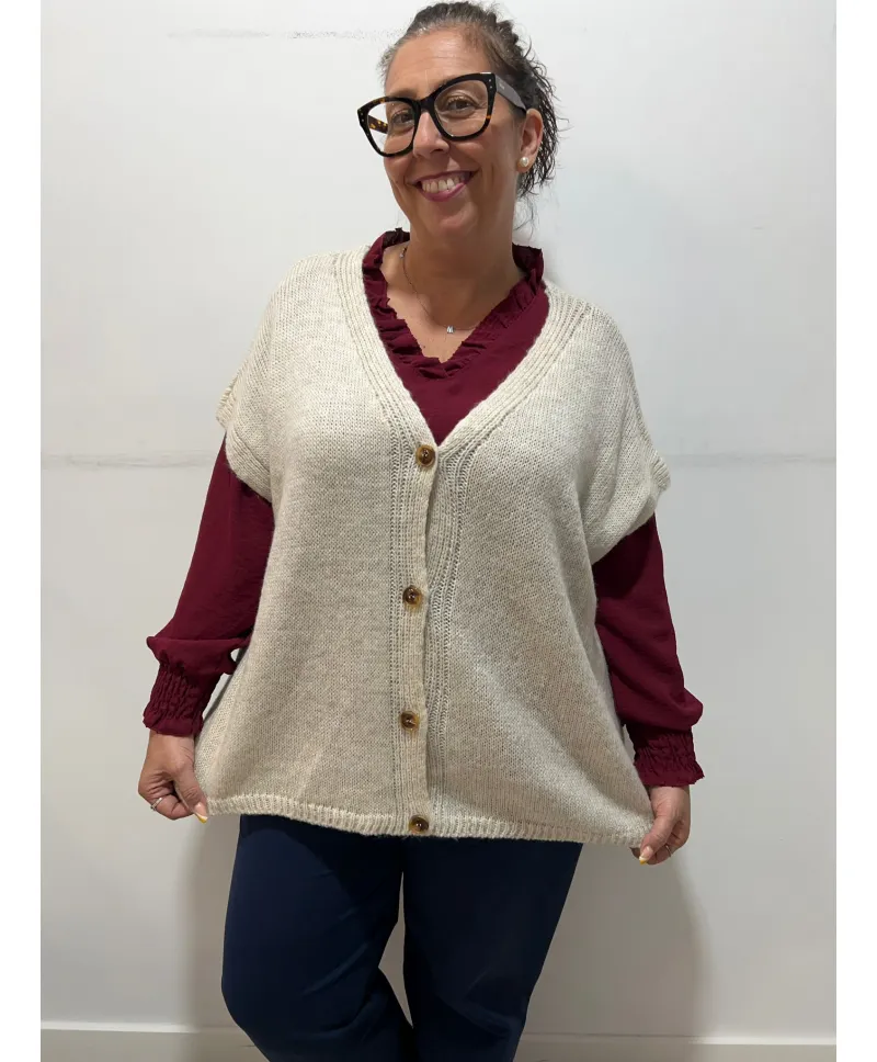 Chaleco lana Avia - Chalecos Tallas Grandes