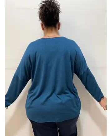 Jersey stras Artes - Ropa tallas grandes mujer moderna