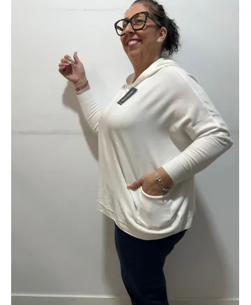 Sueter capucha Torrejón - Ropa tallas grandes mujer moderna