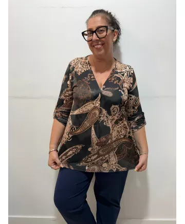 Camiseta estampada Leganes - Ropa tallas grandes mujer moderna