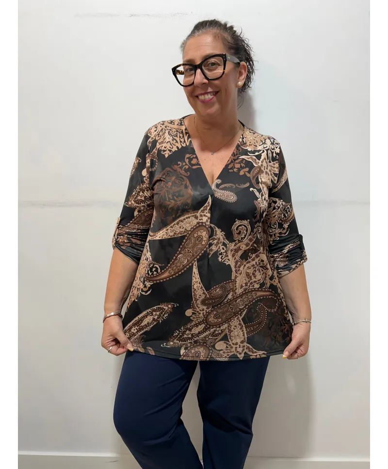 Camiseta estampada Leganes - Ropa tallas grandes mujer moderna