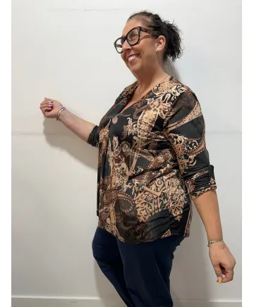 Camiseta estampada Leganes - Ropa tallas grandes mujer moderna