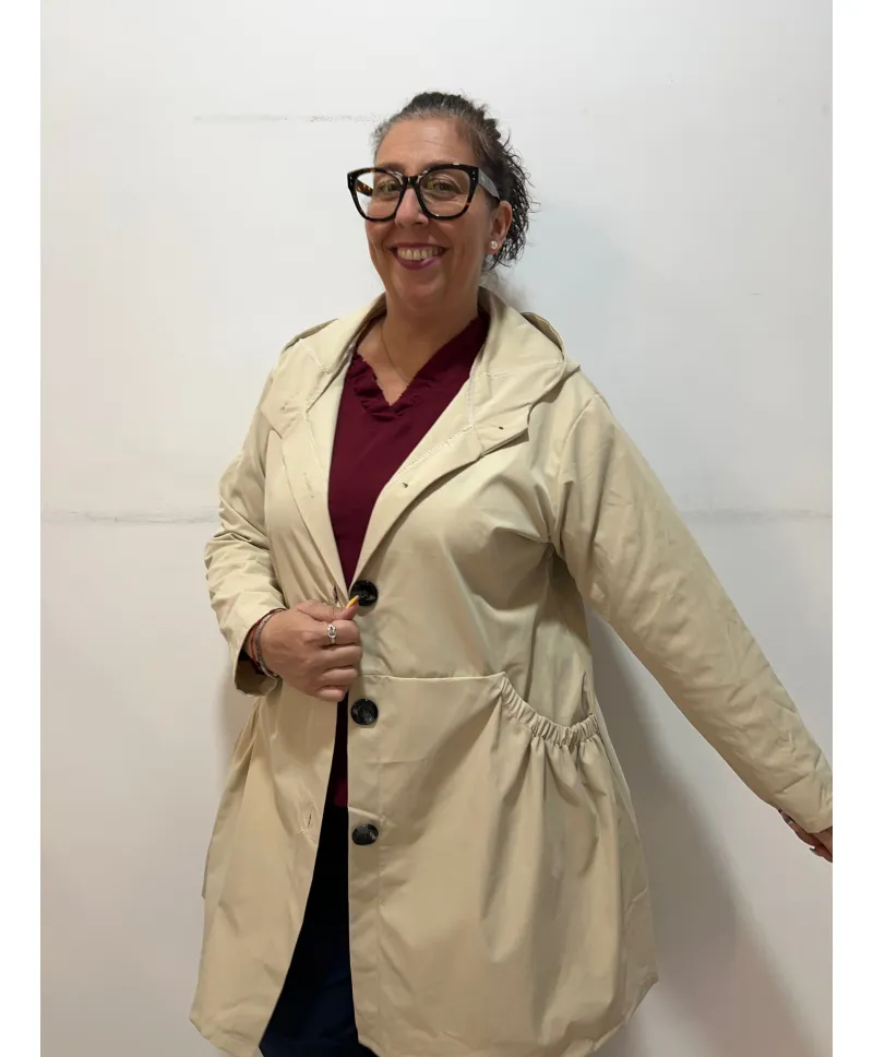 Parka botones Usera - Chaquetas Tallas Grandes