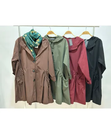 Parka botones Usera - Chaquetas Tallas Grandes