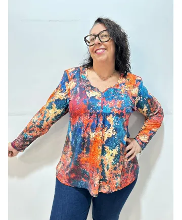 Camiseta estampada Canet - Camisetas y Tops Tallas Grandes