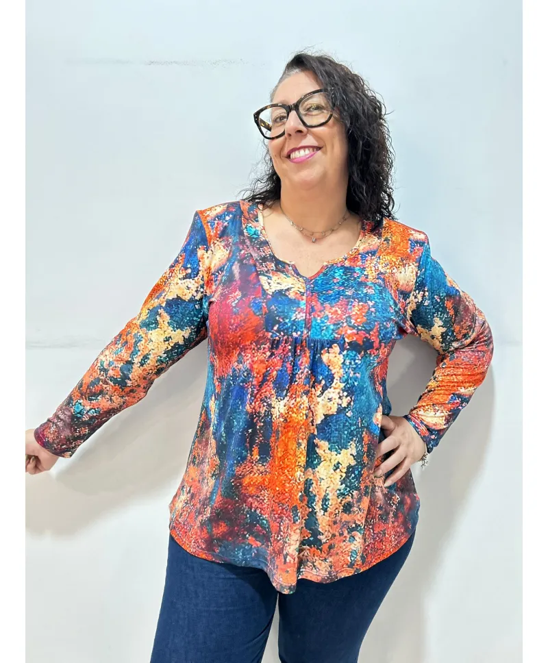 Camiseta estampada Canet - Camisetas y Tops Tallas Grandes