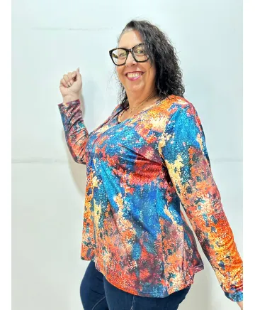 Camiseta estampada Canet - Camisetas y Tops Tallas Grandes