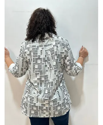 Bluson rayas Ubeda - Camisas Tallas Grandes