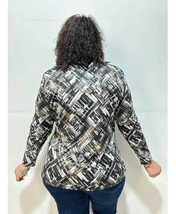 Camiseta frunce Igualada - Ropa tallas grandes mujer moderna