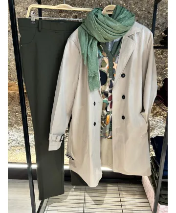 Parka beige Monistrol - Chaquetas Tallas Grandes