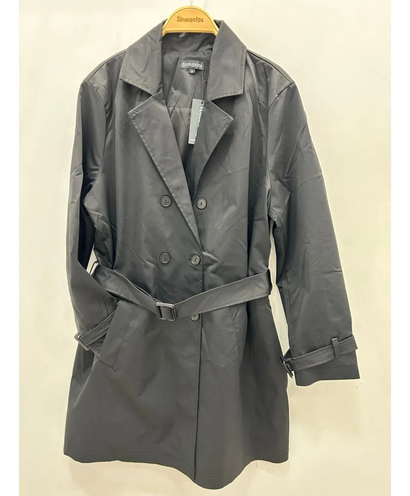 Parka Negra Monistrol - Ropa tallas grandes mujer moderna Parka Negra Monistrol - Ropa tallas grandes mujer moderna