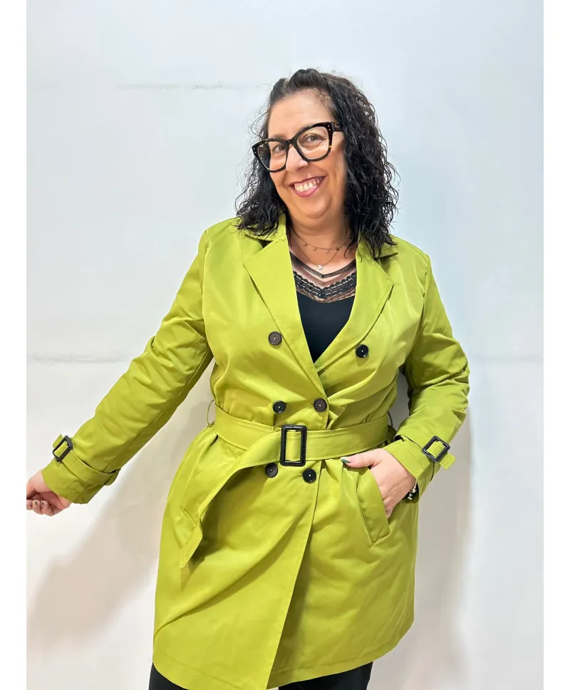 Parka verde Monistrol - Ropa tallas grandes mujer moderna