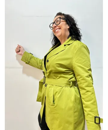 Parka verde Monistrol - Ropa tallas grandes mujer moderna