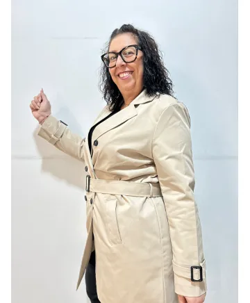 Parka beige Monistrol - Chaquetas Tallas Grandes