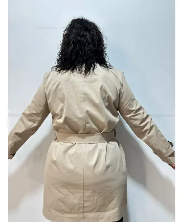 Parka beige Monistrol - Chaquetas Tallas Grandes