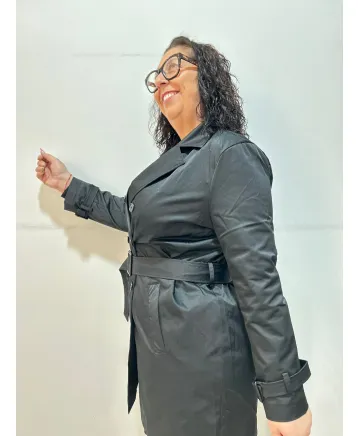 Parka Negra Monistrol - Chaquetas Tallas Grandes