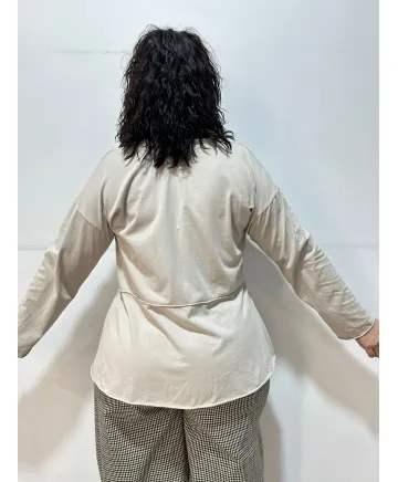 Camiseta vuelo Mura - Ropa tallas grandes mujer moderna Camiseta vuelo Mura - Ropa tallas grandes mujer moderna