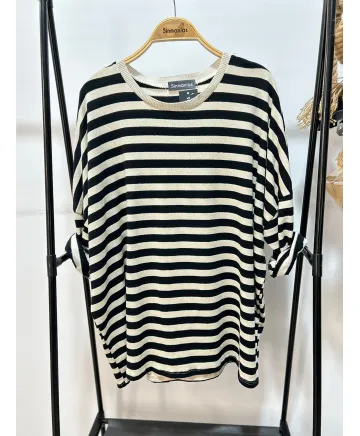 Camiseta rayas Montanyola - Ropa tallas grandes mujer moderna