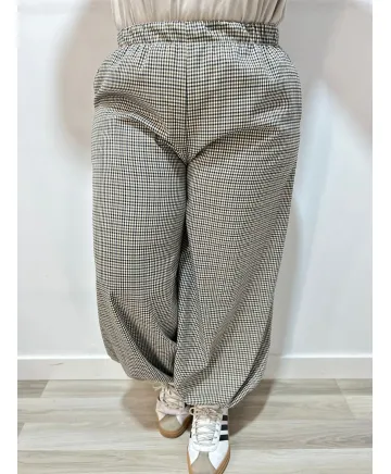Pantalon cuadros Granera - Pantalones Tallas Grandes
