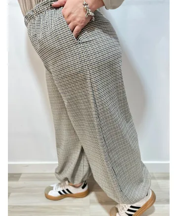 Pantalon cuadros Granera - Pantalones Tallas Grandes Pantalon cuadros Granera - Pantalones Tallas Grandes
