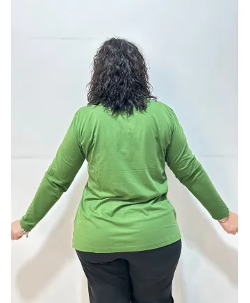 Camiseta verde Cardedeu - Camisetas y Tops Tallas Grandes Camiseta verde Cardedeu - Camisetas y Tops Tallas Grandes