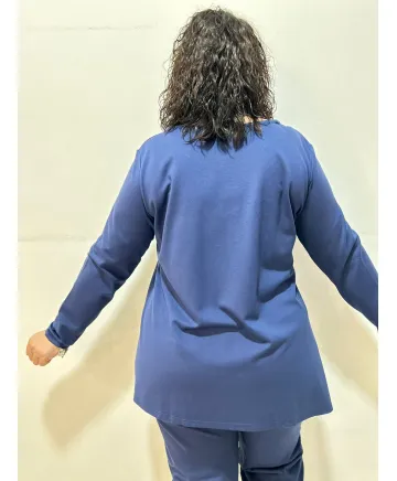 Sudadera azul Caldetas - Camisetas y Tops Tallas Grandes Sudadera azul Caldetas - Camisetas y Tops Tallas Grandes