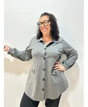 Chaqueta gris Montclar - Chaquetas Tallas Grandes