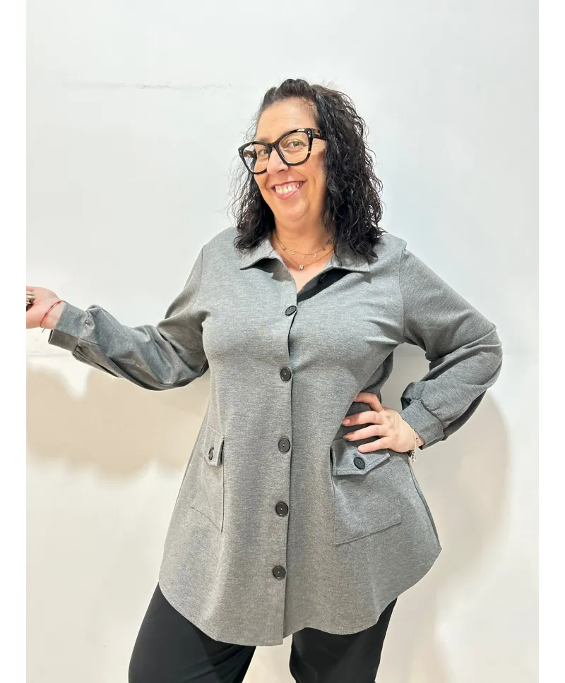 Chaqueta gris Montclar - Chaquetas Tallas Grandes Chaqueta gris Montclar - Chaquetas Tallas Grandes