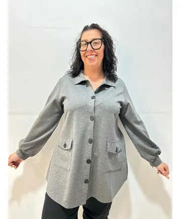 Chaqueta gris Montclar - Chaquetas Tallas Grandes Chaqueta gris Montclar - Chaquetas Tallas Grandes