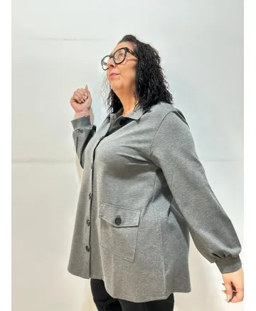 Chaqueta gris Montclar - Chaquetas Tallas Grandes Chaqueta gris Montclar - Chaquetas Tallas Grandes