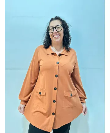 Chaqueta naranja Monclar - Chaquetas Tallas Grandes