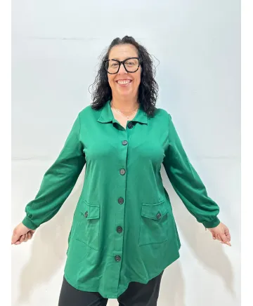 Chaqueta verde Montclar - Ropa tallas grandes mujer moderna Chaqueta verde Montclar - Ropa tallas grandes mujer moderna