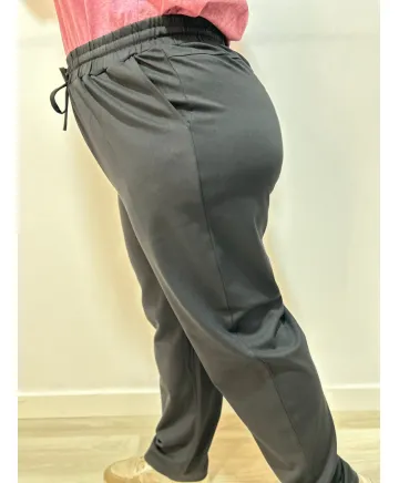 Pantalon negro Cambados - Pantalones Tallas Grandes Pantalon negro Cambados - Pantalones Tallas Grandes