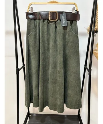 Falda cinturon Perafita - Ropa tallas grandes mujer moderna