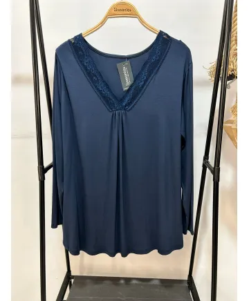 Camiseta lencera Olot - Ropa tallas grandes mujer moderna