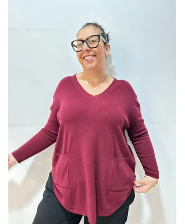 Jersey punto Calders - Ropa tallas grandes mujer moderna