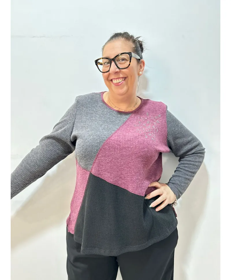 Camiseta canale Arbo - Ropa tallas grandes mujer moderna