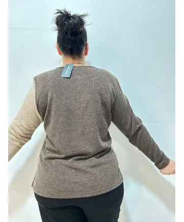 Camiseta arlequin Baltar - Ropa tallas grandes mujer moderna Camiseta arlequin Baltar - Ropa tallas grandes mujer moderna