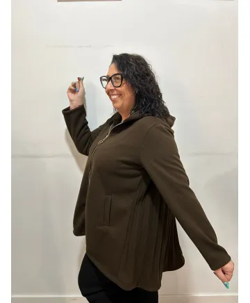 Chaqueta plisada Frades - Chaquetas Tallas Grandes