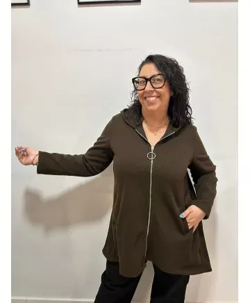 Chaqueta plisada Frades - Chaquetas Tallas Grandes