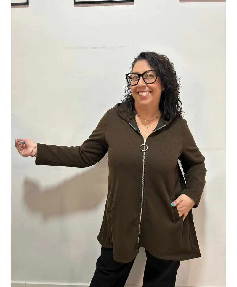 Chaqueta plisada Frades - Chaquetas Tallas Grandes