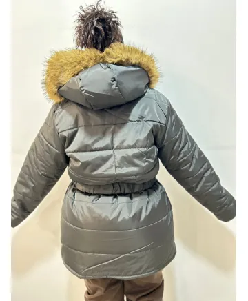 Parka negra Alcala - Chaquetas Tallas Grandes