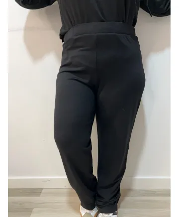 Pantalon negro Algaba - Ropa tallas grandes mujer moderna